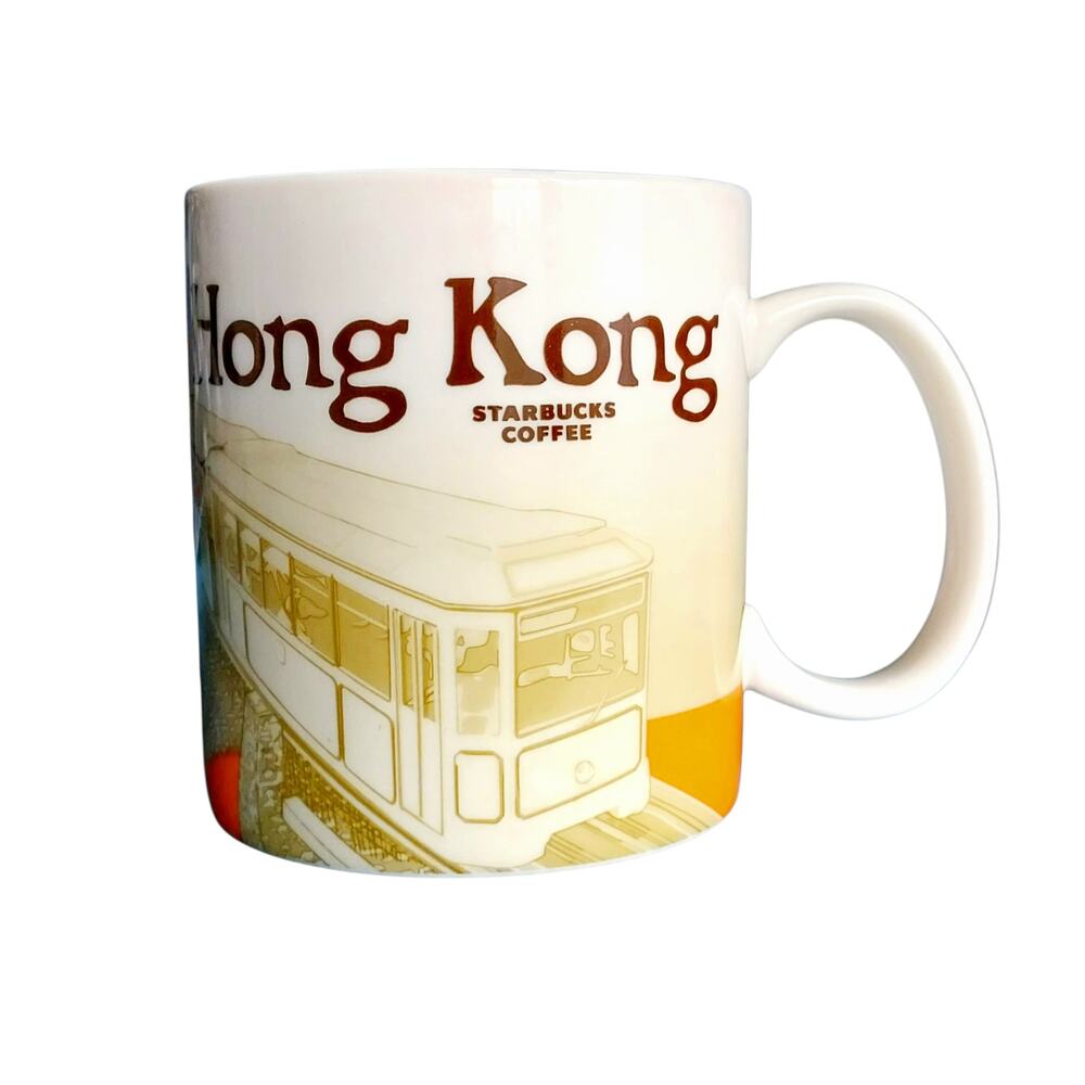 Starbucks Hong Kong Global Icon Collector Series Coffee Mug Cup Retired Traveler